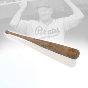 Honus Wagner Signed "King of the Fields No.13" Bat: Rare Honus Wagner Signed and Inscribed Hillerich & Bradsby Co "King of the Fields No.13" Baseball Bat. We are intensely excited to present a unique piece of baseball history, a genuine artifact from a