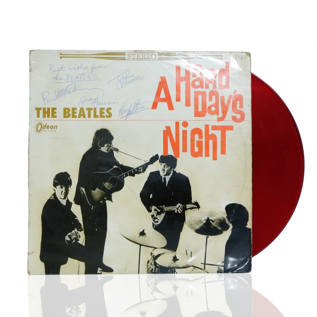 Rare Beatles Signed "A Hard Day’s Night" Odeon Records Japan Album (1 of 7)