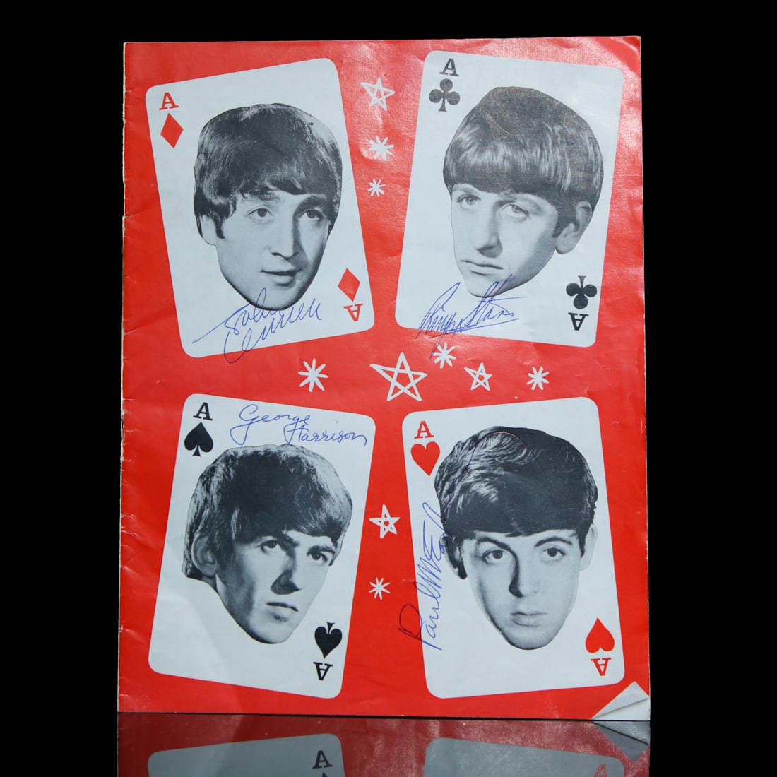 Beatles Signed 1964 Concert Tour Book