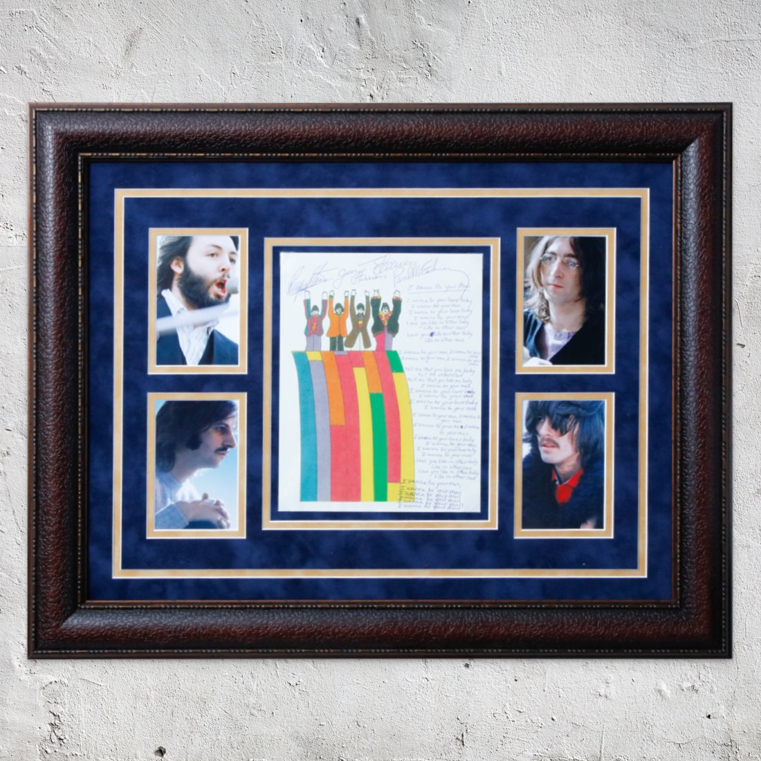 Beatles Signed "I Wanna Be Your Man" Lyrics: Beatles Signed "I Wanna Be Your Man" Handwritten Lyrics on Beatles Stationary. Welcome, esteemed bidders, to this exceptional auction featuring an extraordinary artifact from music history, the Beatle