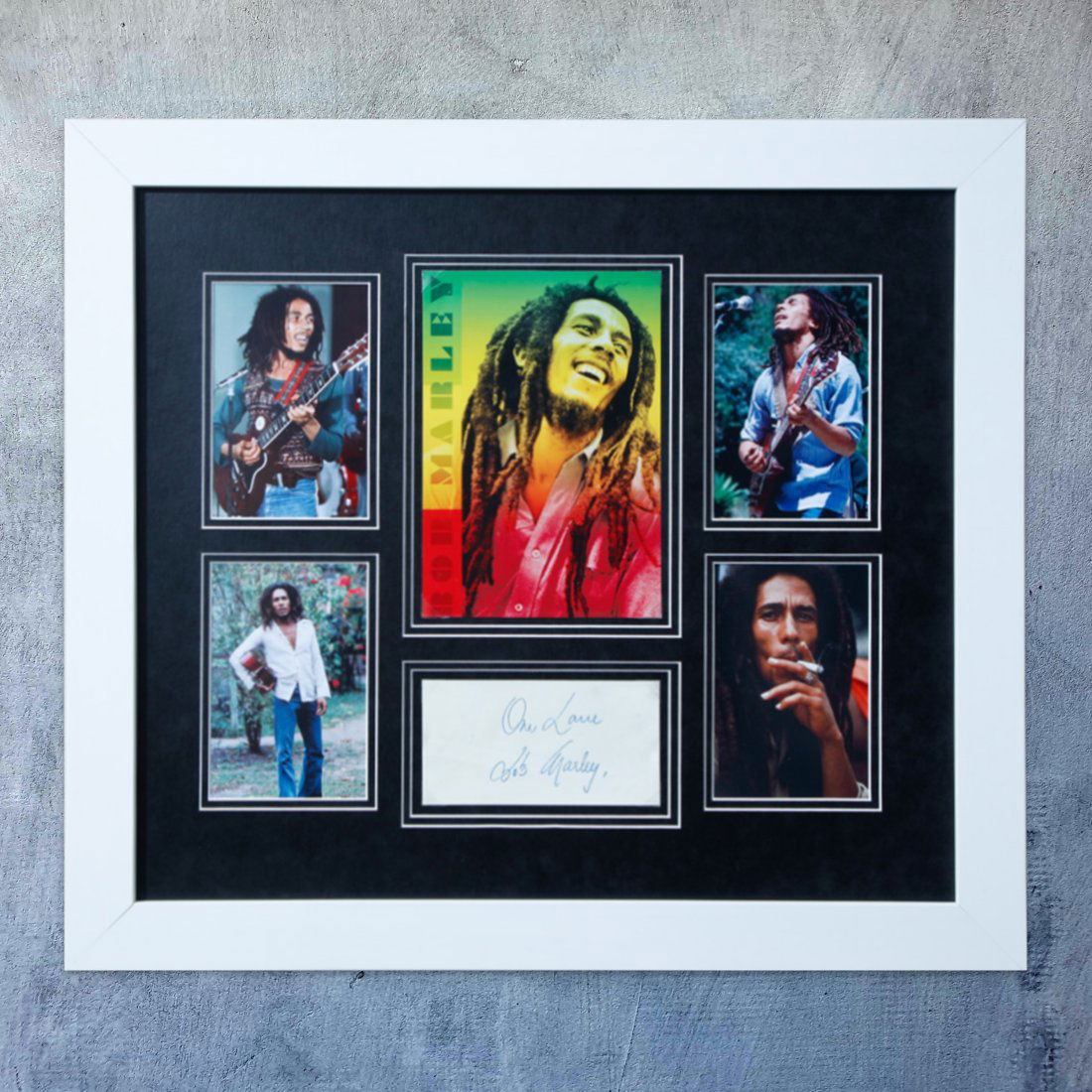 Bob Marley Signed and Inscribed  One Love (1 of 6)