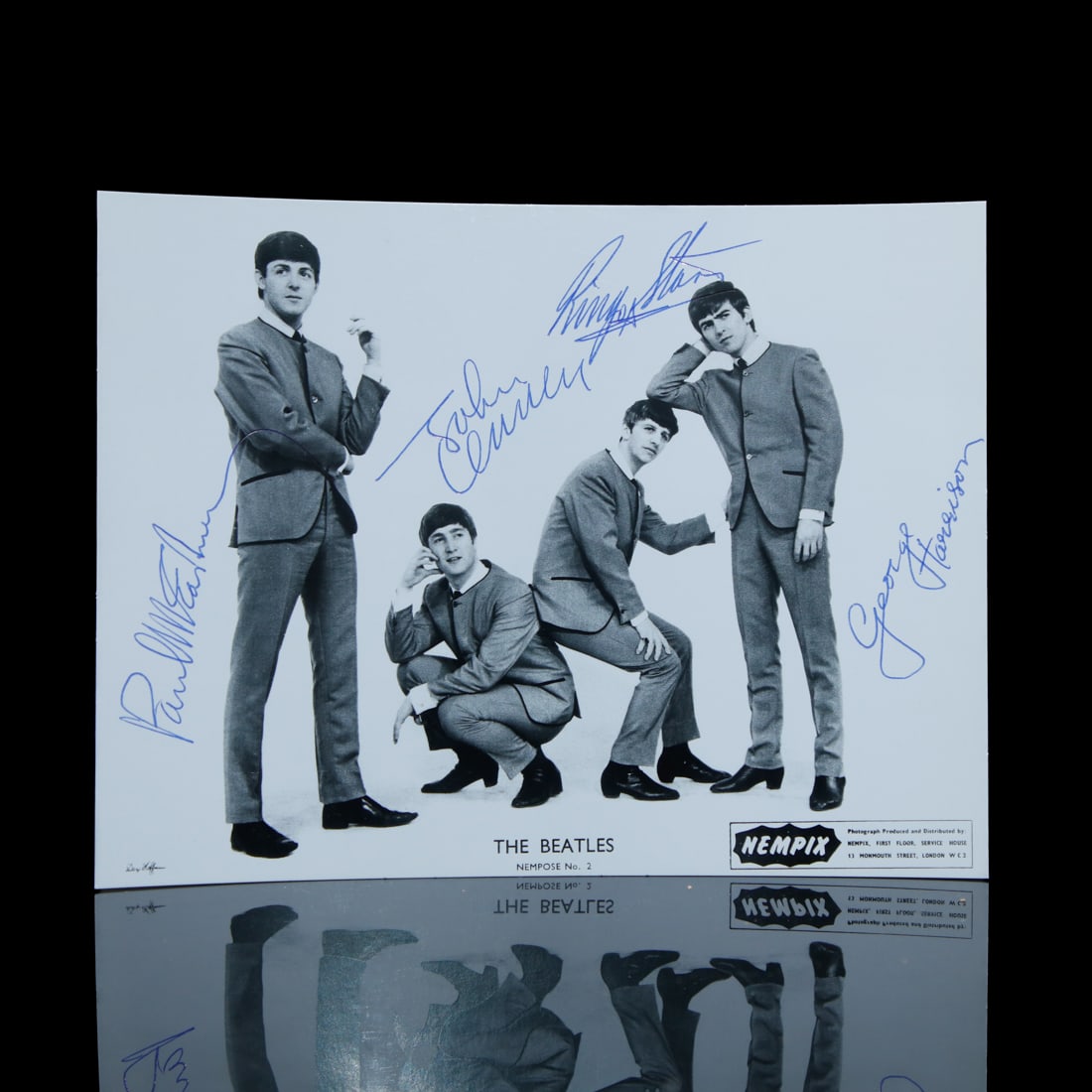 Beatles Signed Nempix Nempose No. 2 Photograph (1 of 2)