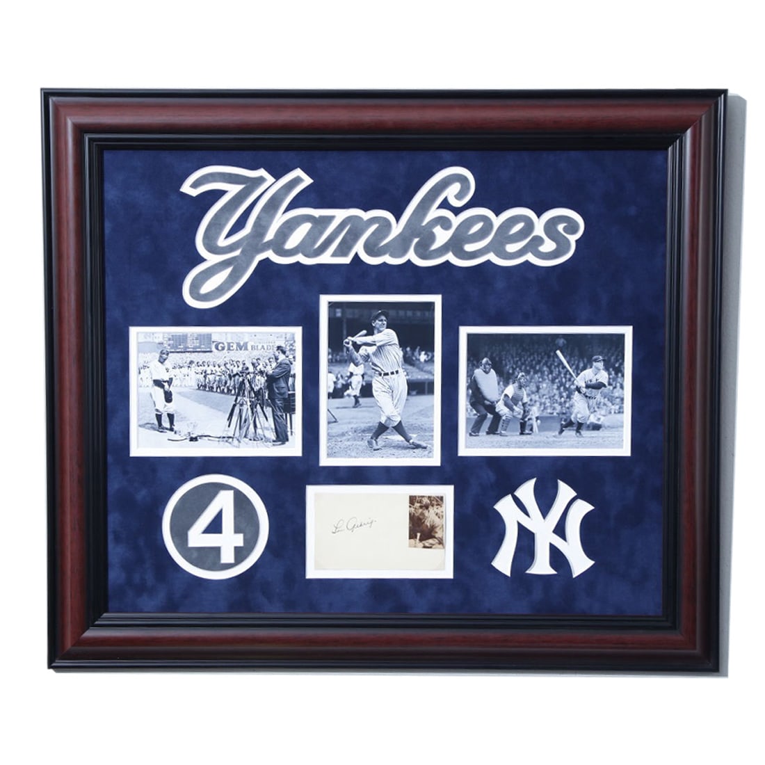 Lou Gehrig Signed Postal Card (1 of 4)