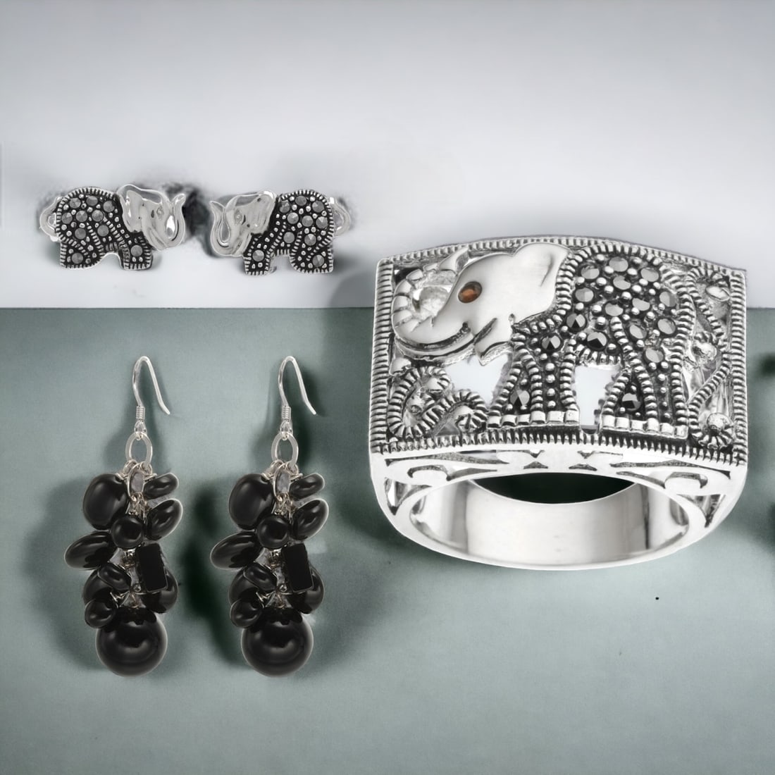 Charming Marcasite and Gemstone Collection (1 of 1)