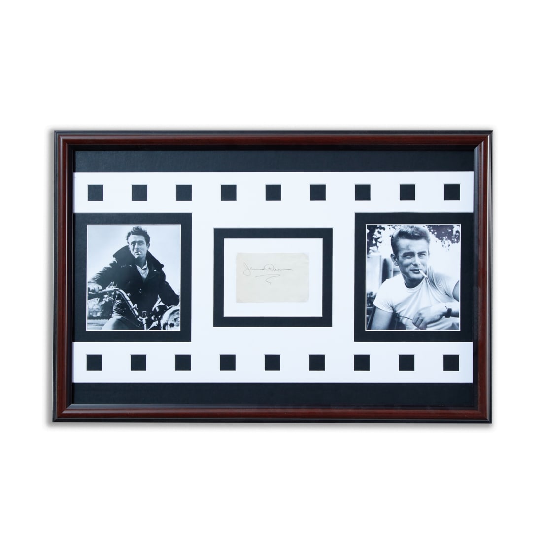James Dean Signed Document Cut Custom Framed (1 of 4)