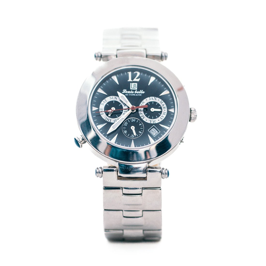 Louis Bolle Silver Automatic Watch (1 of 1)