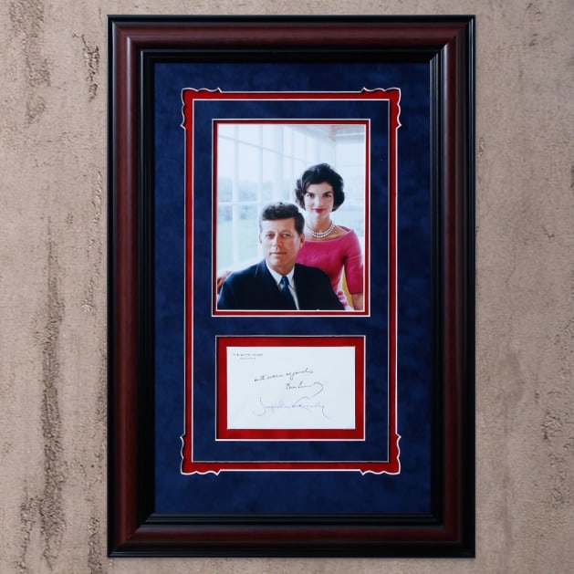 John, Jacqueline Kennedy Signed White House Letter (1 of 6)