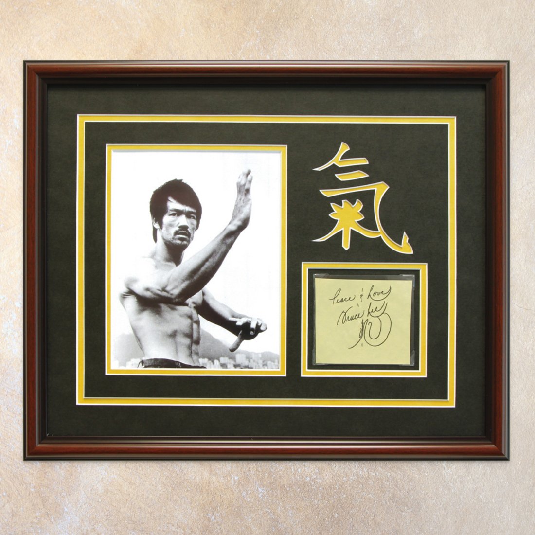 Highly Coveted Bruce Lee Signed Autograph Page (1 of 5)