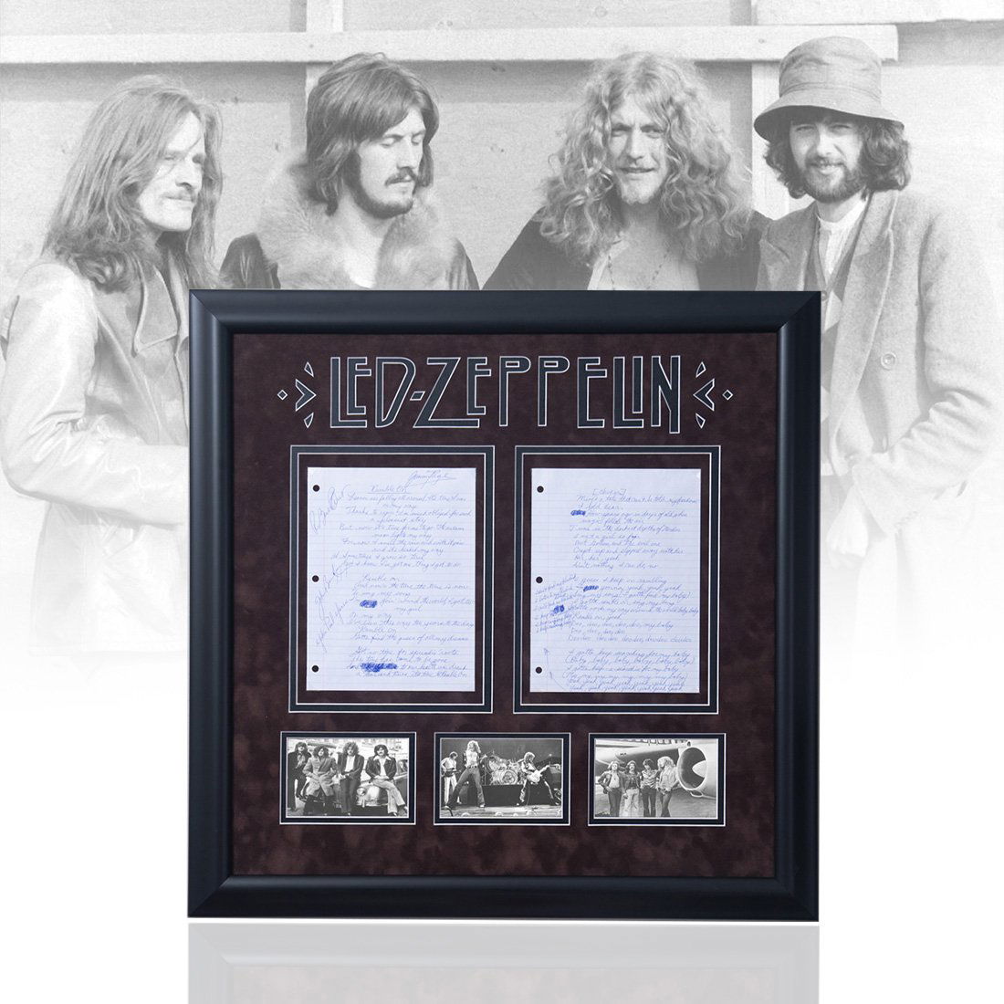 Led Zeppelin Signed "Ramble on" Lyrics (1 of 5)