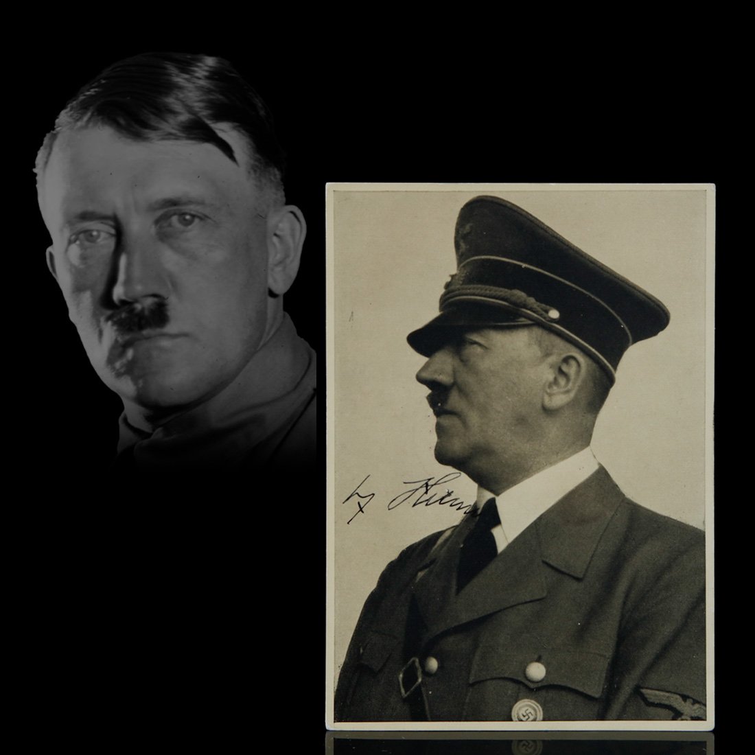 Hitler Signed Postcard with Deutsches Reich Stamp: We are honored to present an item of profound historical significance at our upcoming auction: an original postcard signed by Adolf Hitler, postmarked on September 20, 1942, and bearing a Deutsches Re