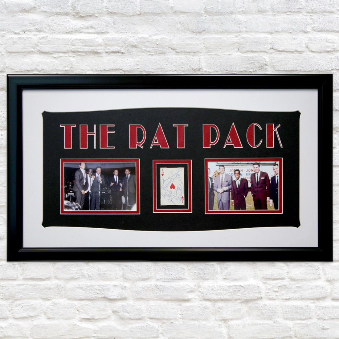 Rat Pack Signed Ace of Hearts (1 of 8)