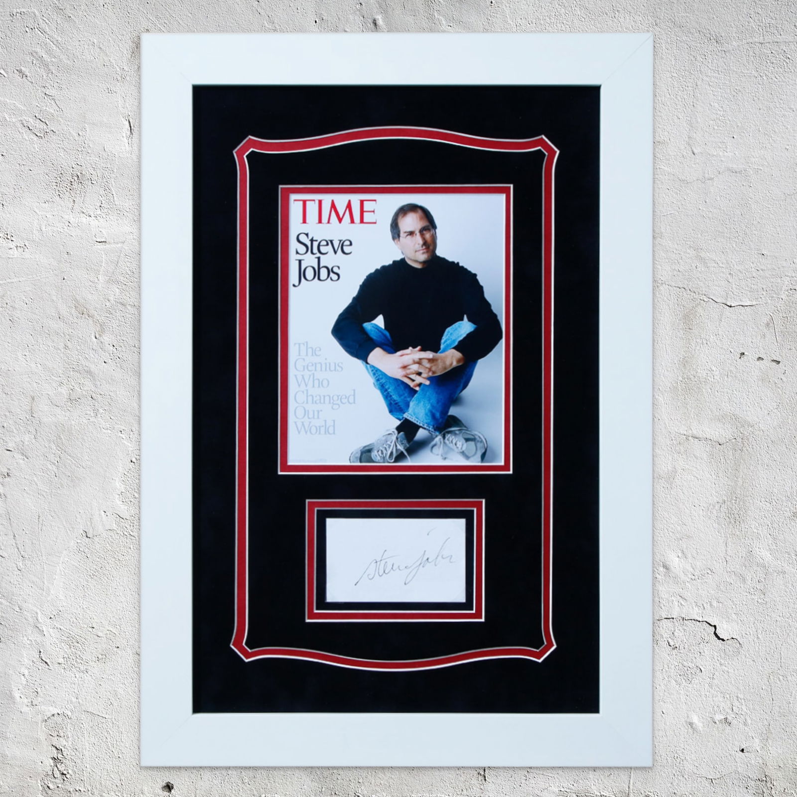 Resplendent Steve Jobs Signed Document Artifact (1 of 5)