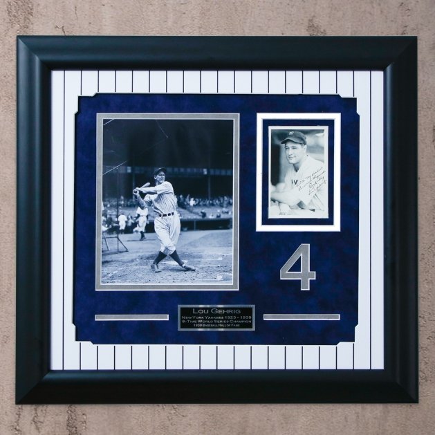 Lou Gehrig Signed and Inscribed Vintage Photograph (1 of 5)