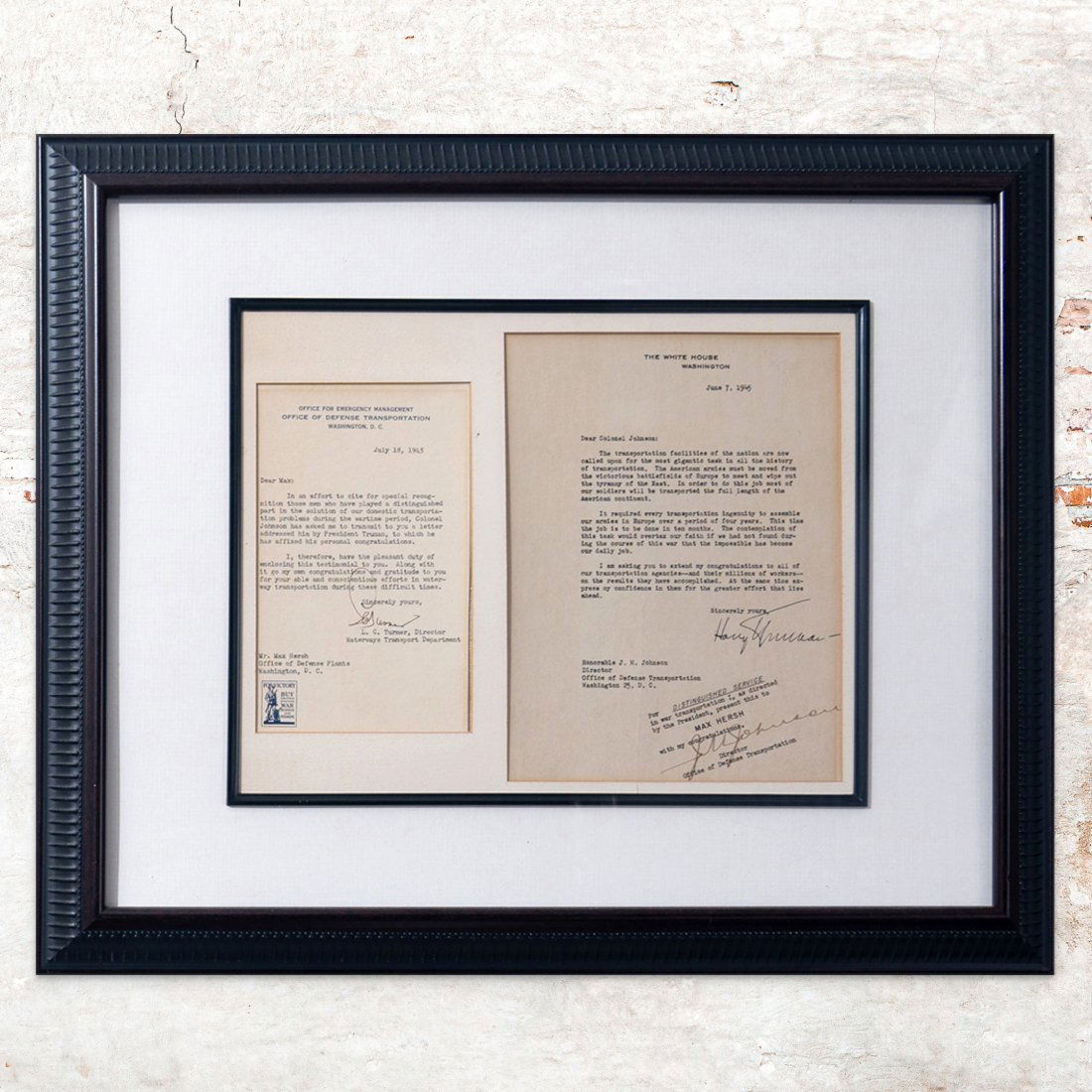 Exceptional Harry Truman Signed Letter (1 of 5)