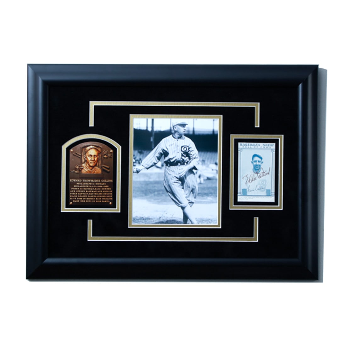 Eddie Collins signed 3 1/4"x 5 1/4" HOF Card (1 of 5)