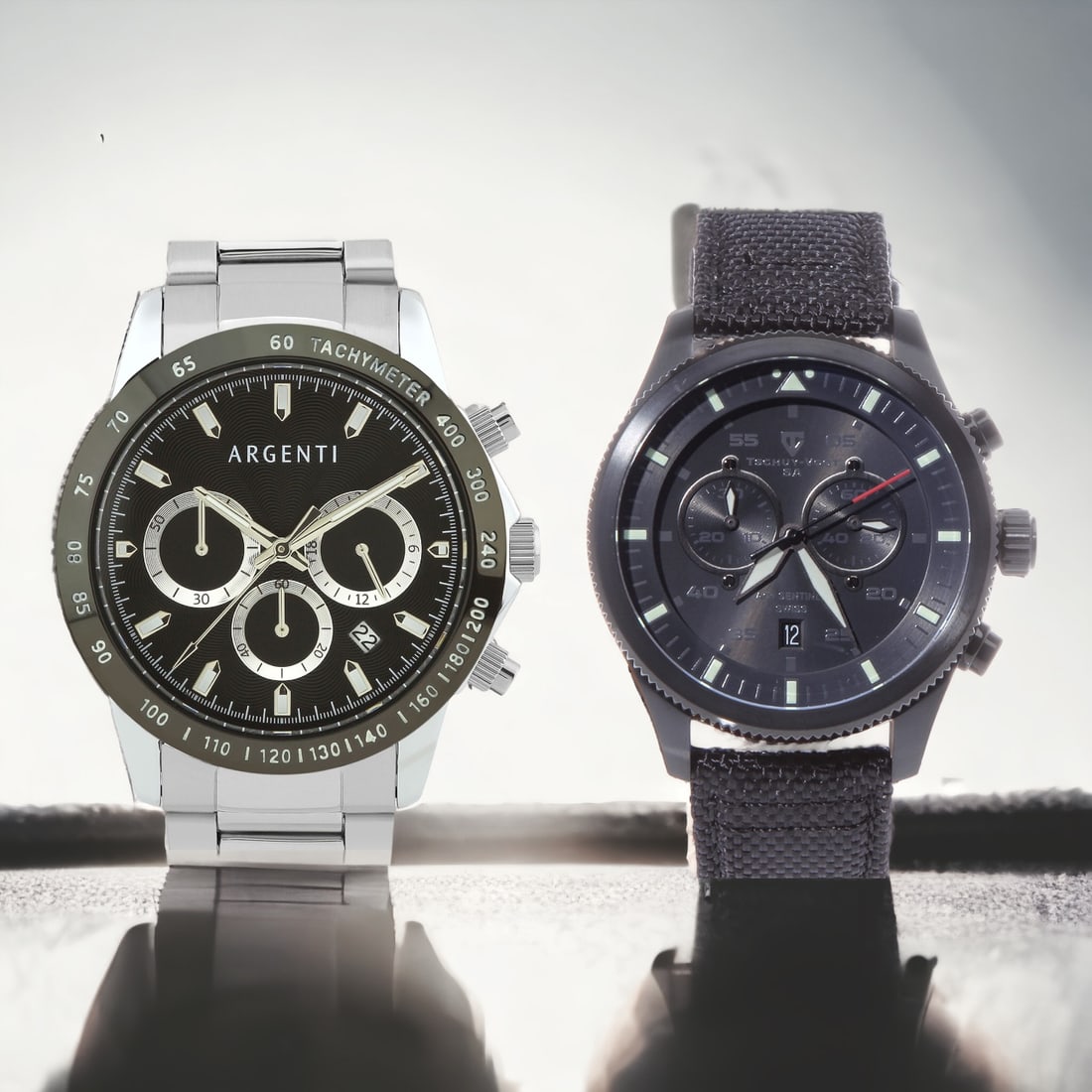 Argenti & Swiss Quartz Chronographs (1 of 1)