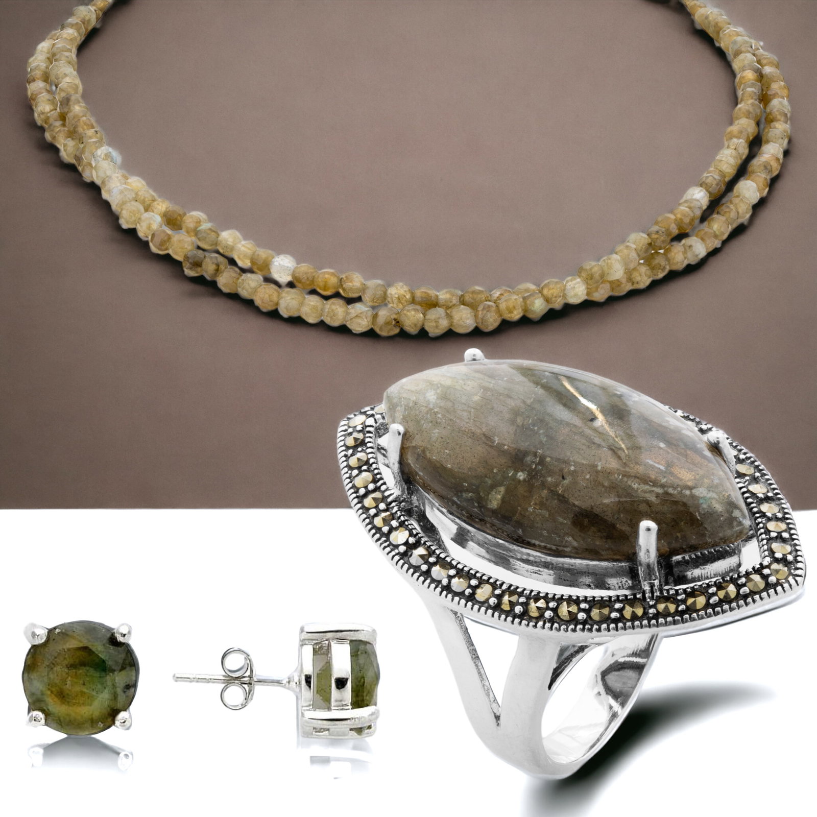 Radiant Labradorite Sterling Silver Jewelry (1 of 1)