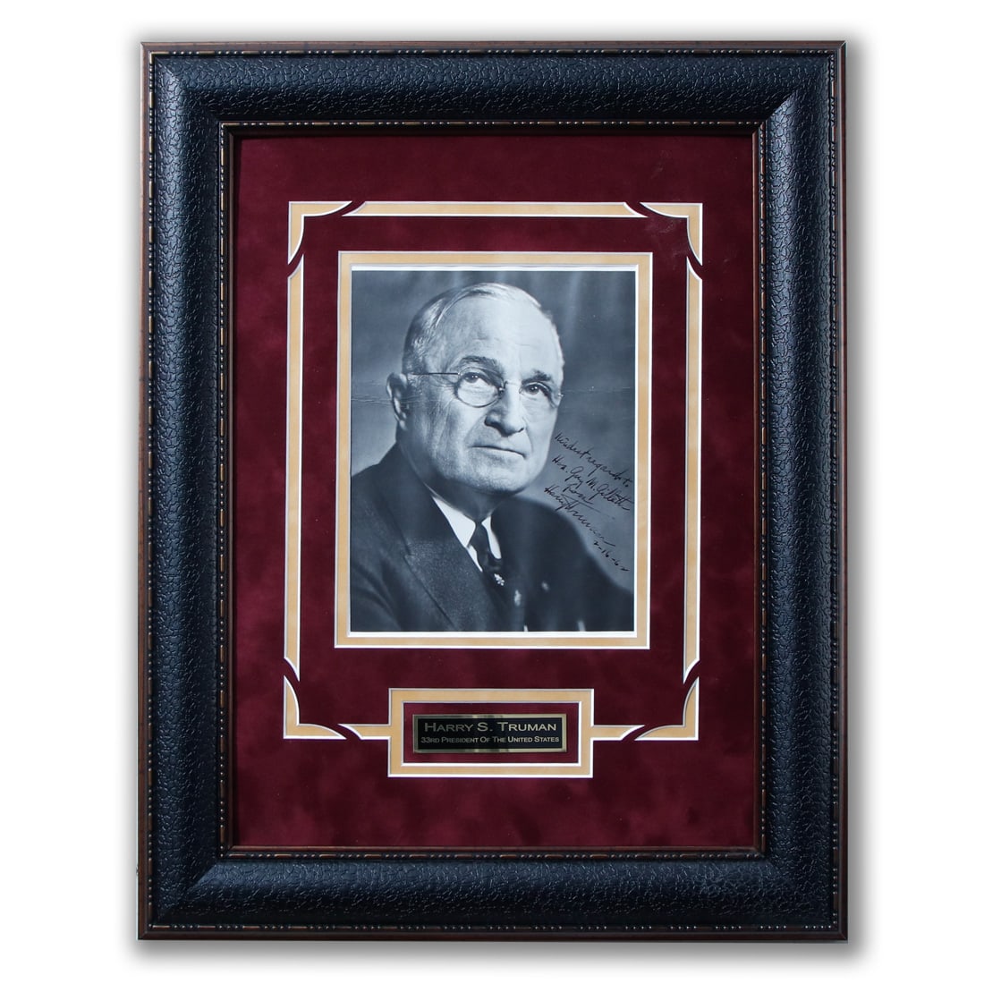 Harry Truman Signed 8 x 10 Photo (1 of 5)