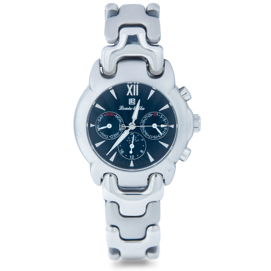 Louis Bolle New Vintage Automatic Watch With Separate Day/Date/AM/PM Indicators (1 of 2)