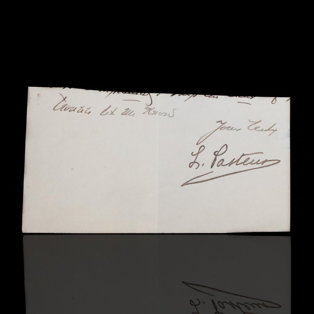 Louis Pasteur Signed Letter Cut (1 of 4)