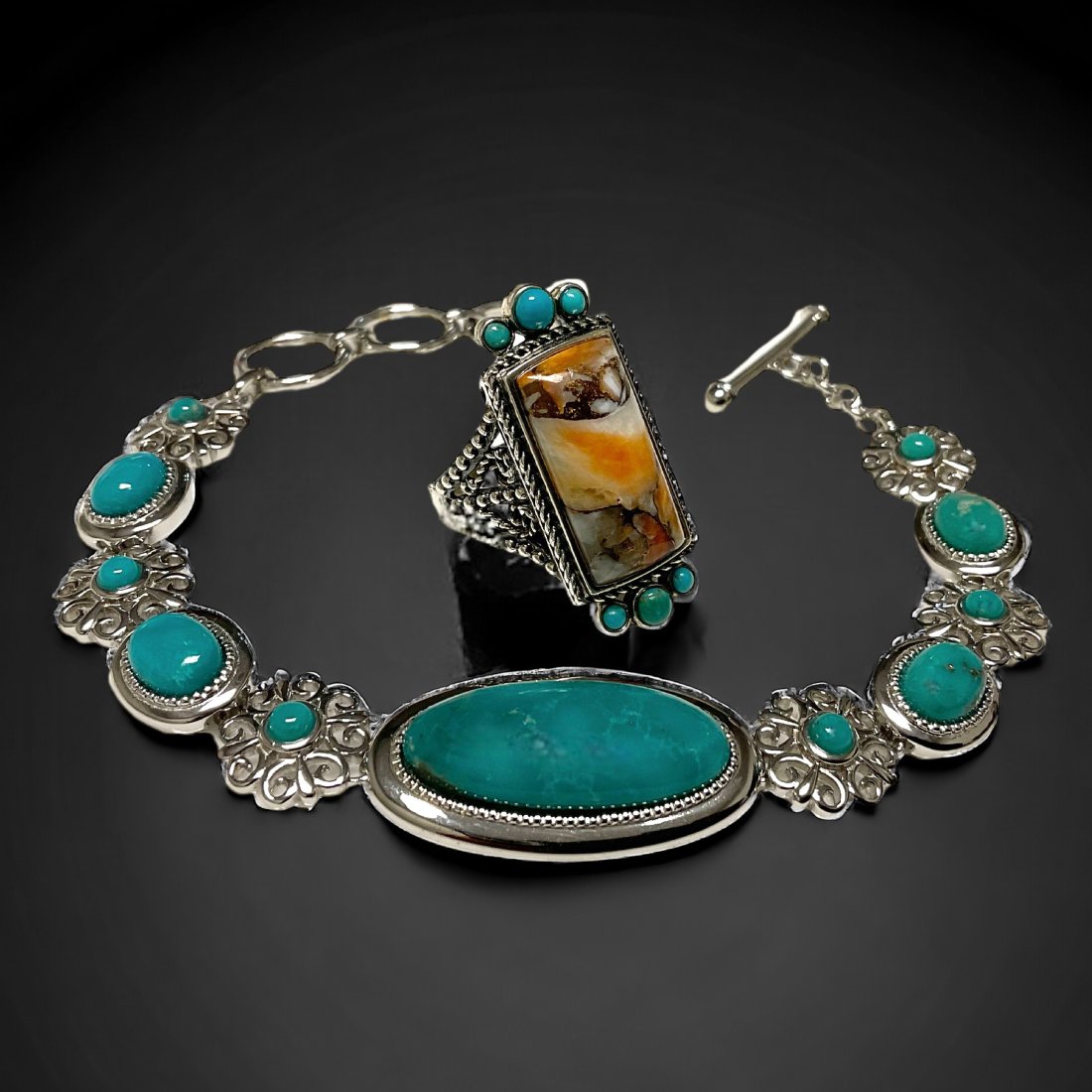 Sterling Silver Turquoise Southwest Collection (1 of 1)