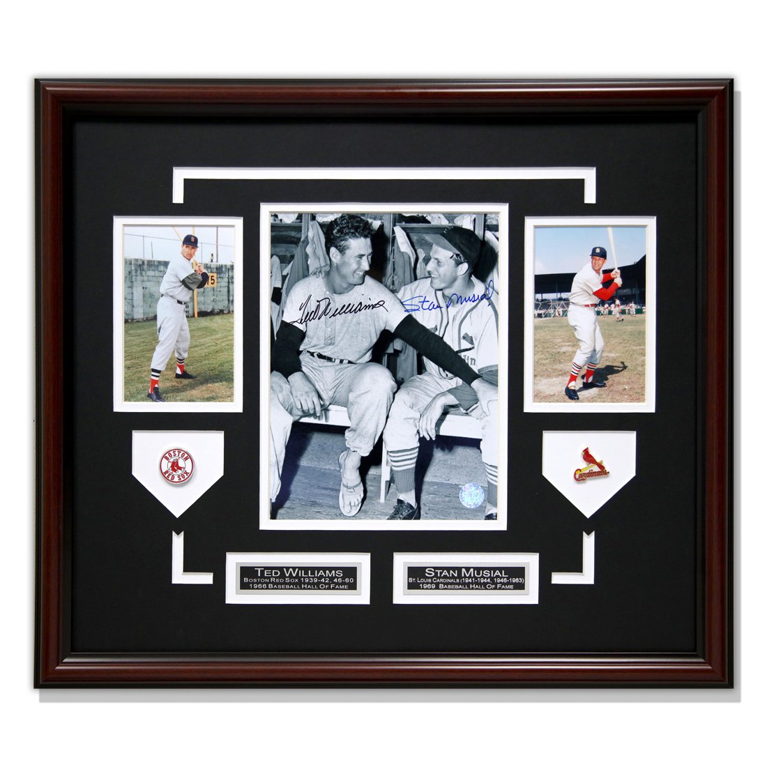 The Joy of the Game: Ted Williams & Stan Musial Signed Locker Room Photograph (1 of 4)
