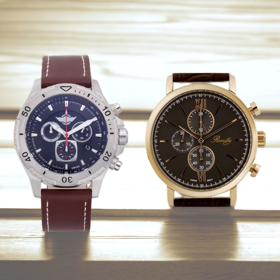 Zentler Swiss & Romilly Chronographs (1 of 1)