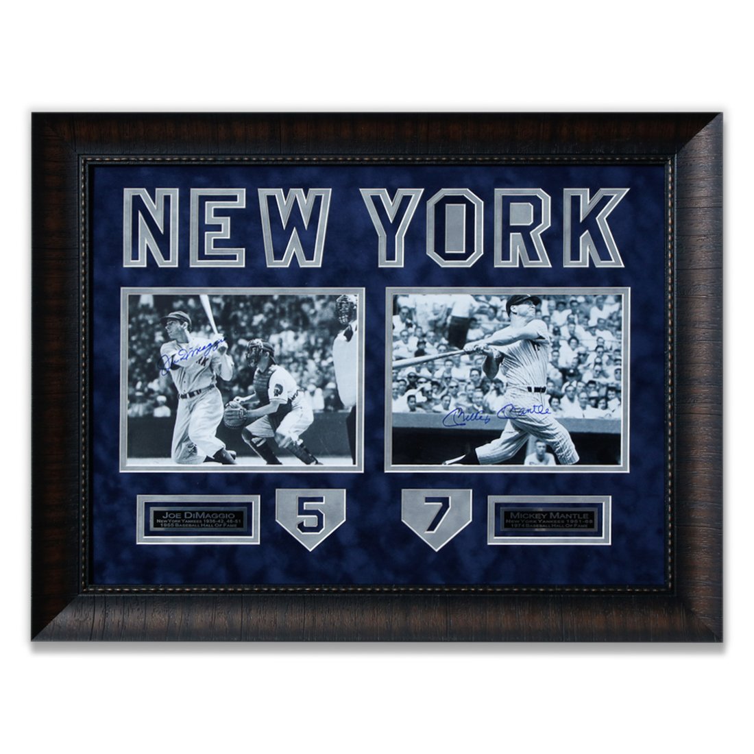 "Legendary Meeting at Homeplate" Ted Williams & Joe DiMaggio Signed Photo (1941 All-Star Game) (1 of 3)