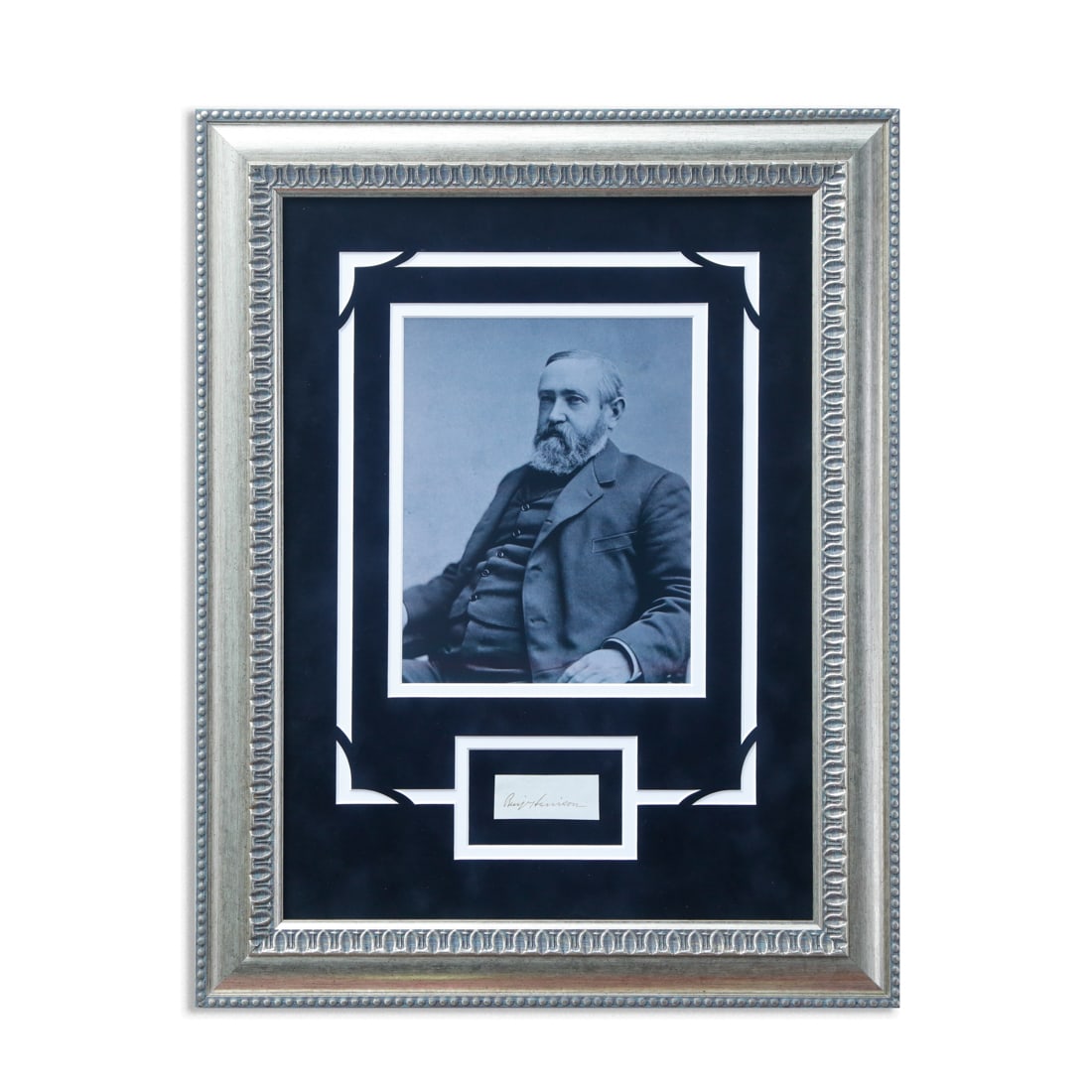 President Benjamin Harrison Framed Signature Cut (1 of 5)