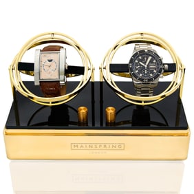 One of a Kind Collector Set: Gyroscopic Winder + Cadola Aegir + Balmer Swiss Automatic Watches