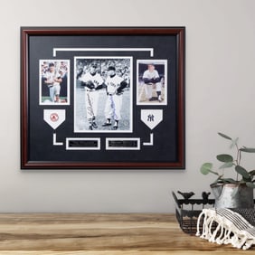 "Titans of the Diamond": Ted Williams & Mickey Mantle Signed Photograph