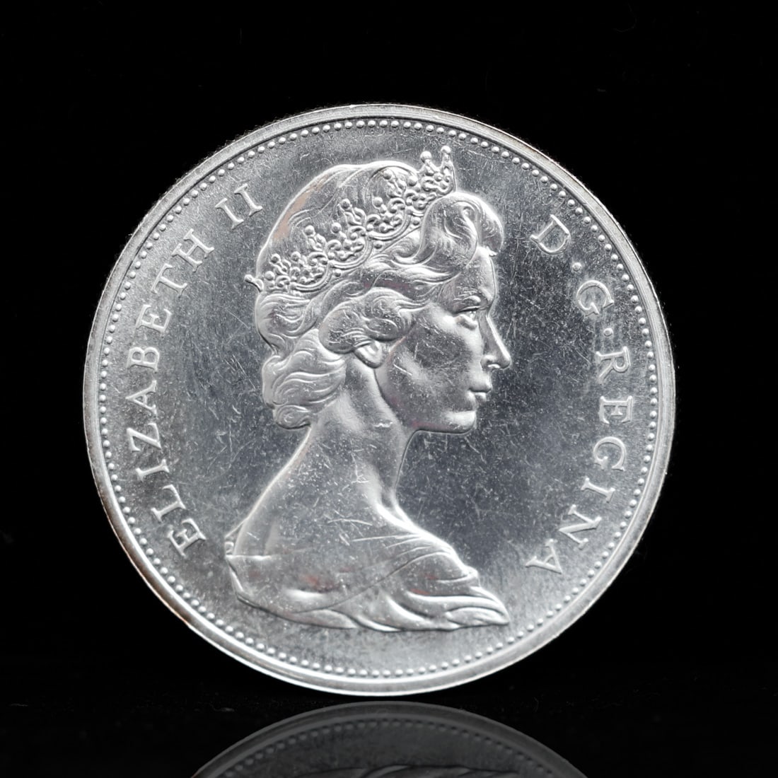 1965 Elizabeth II Canadian Silver Dollar (1 of 2)