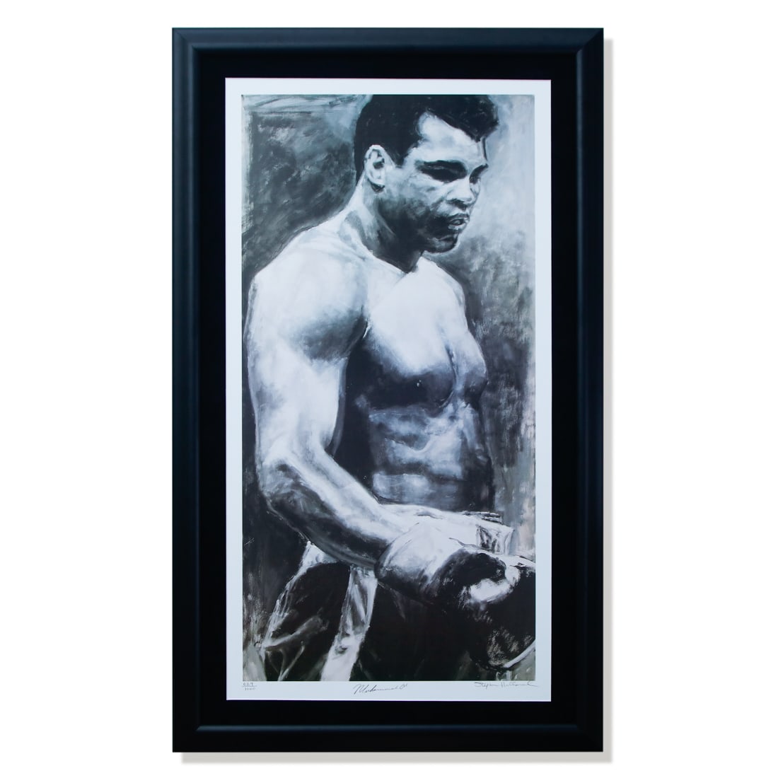 Muhammad Ali Autographed 1990s Limited Edition Stephen Holland Lithograph (1 of 6)