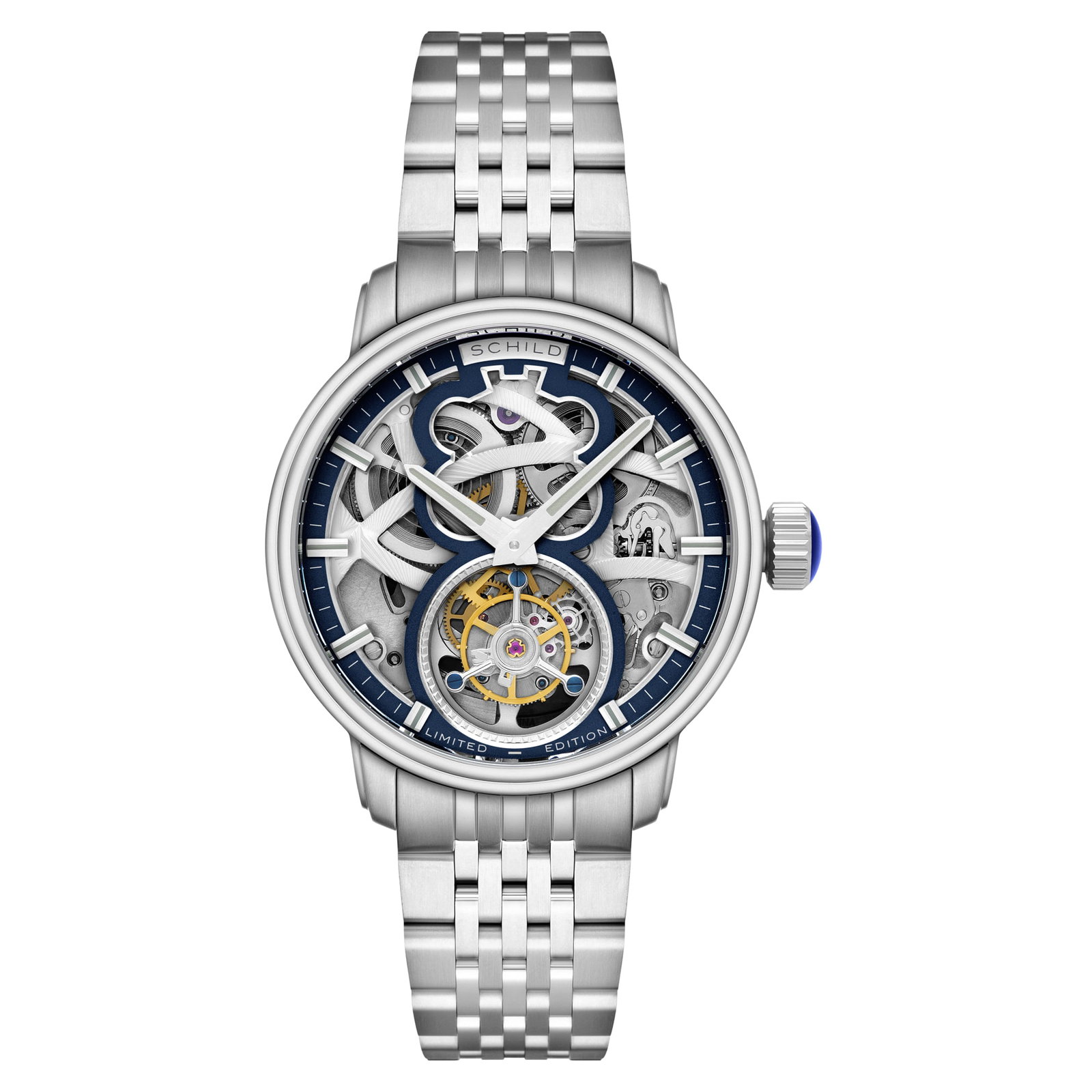 Rare Schild Maximillian Tourbillon. Only 80 Pieces Ever Made.: Enter the realm of timeless sophistication and unparalleled craftsmanship with the Schild Maximillian Tourbillon. A horological masterpiece that transcends mere timekeeping to become a symbol of luxur