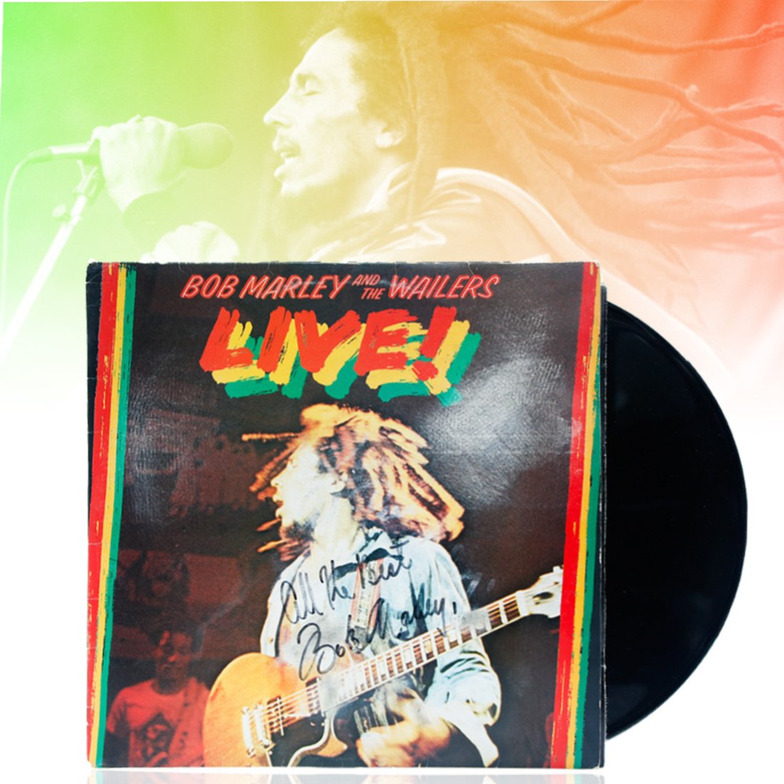 Bob Marley Signed "Bob Marley and The Wailers" Album (1 of 8)