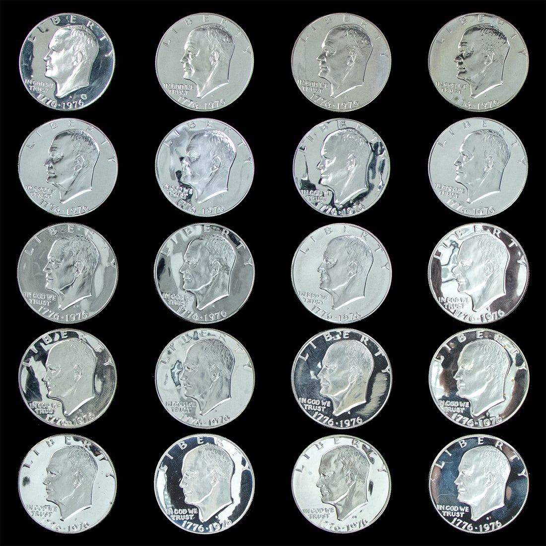 (20) 1776-1976 Bicentennial Ike Dollar Lot (1 of 3)