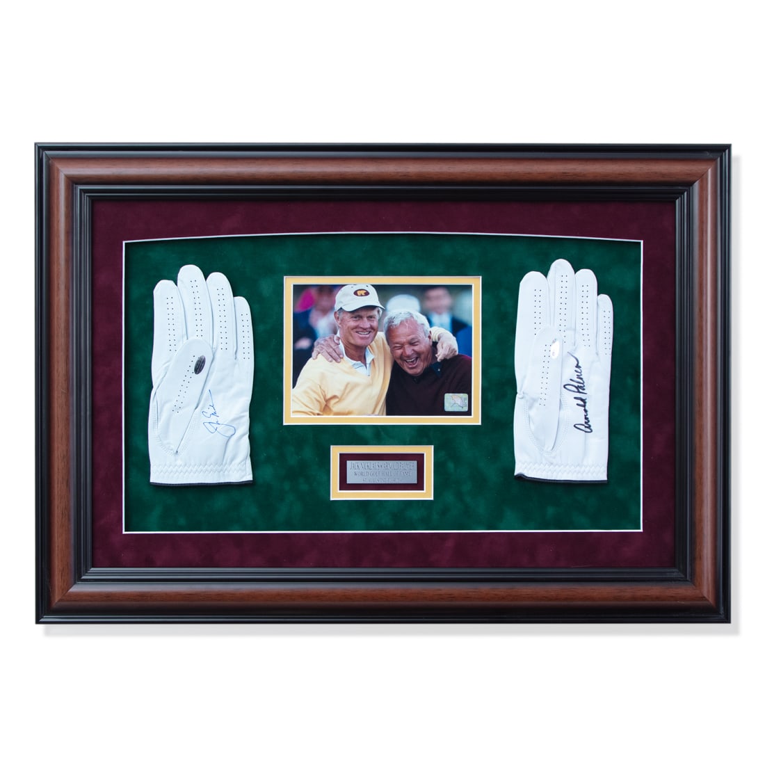 Arnold Palmer and Jack Nicklaus Signed Gloves (1 of 6)