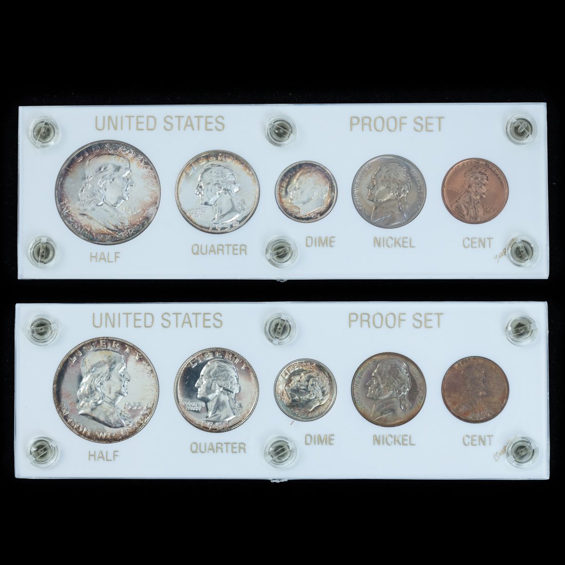 1954 and 1955 Proof Sets (1 of 2)