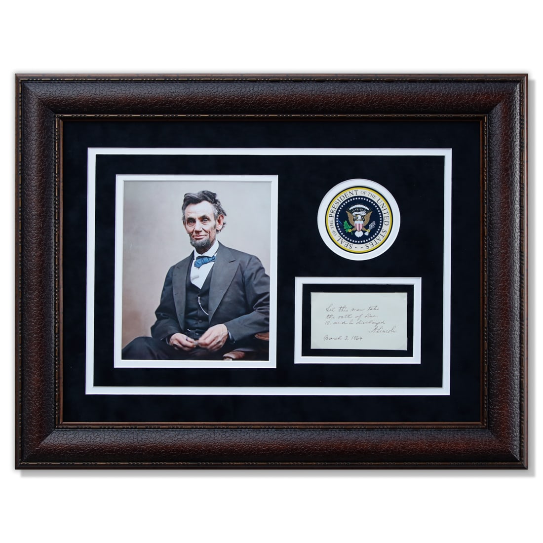 Abraham Lincoln Handwritten & Signed Discharge Note Dated March 3, 1864 (1 of 4)