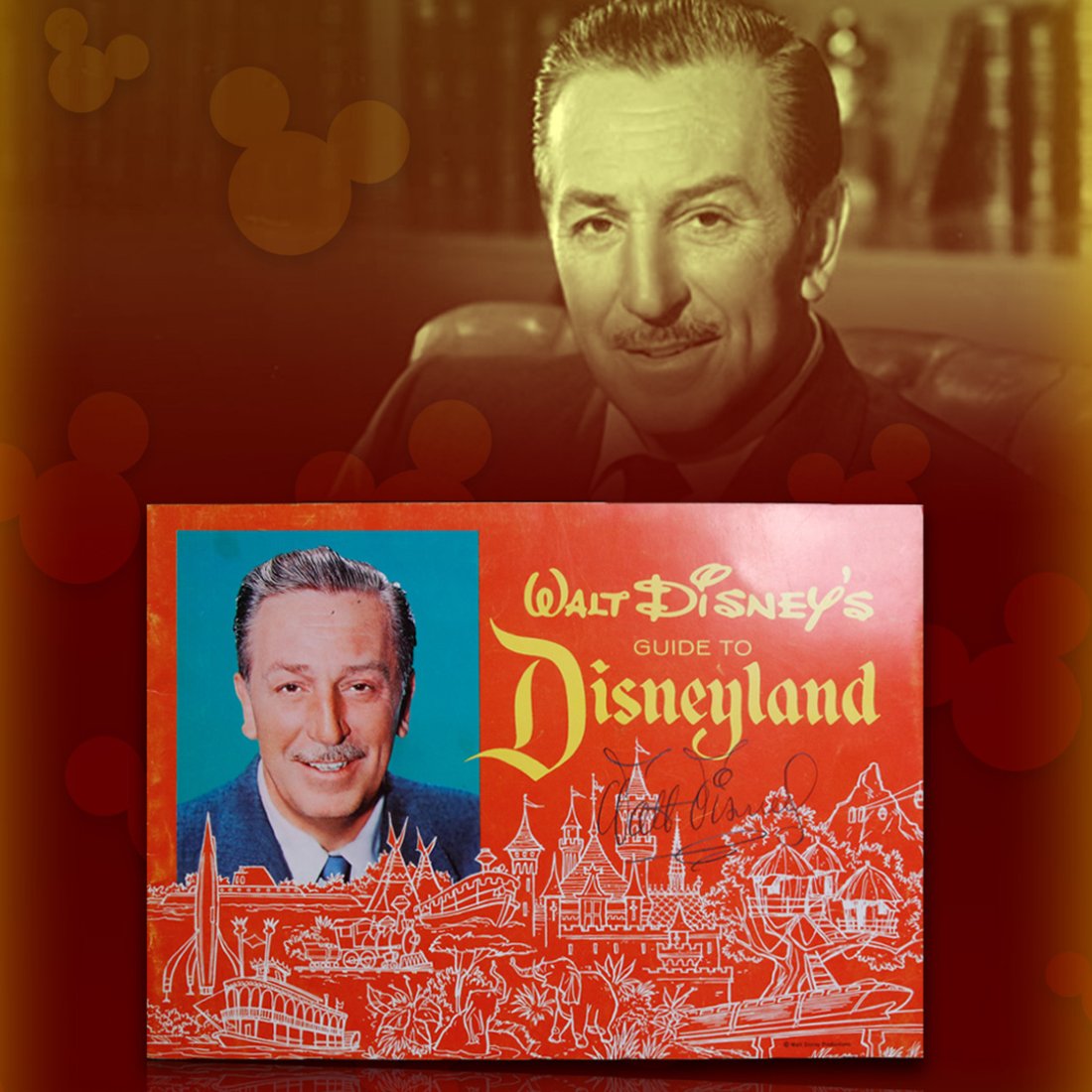 Walt Disney Signed Disneyland Guide (1 of 4)