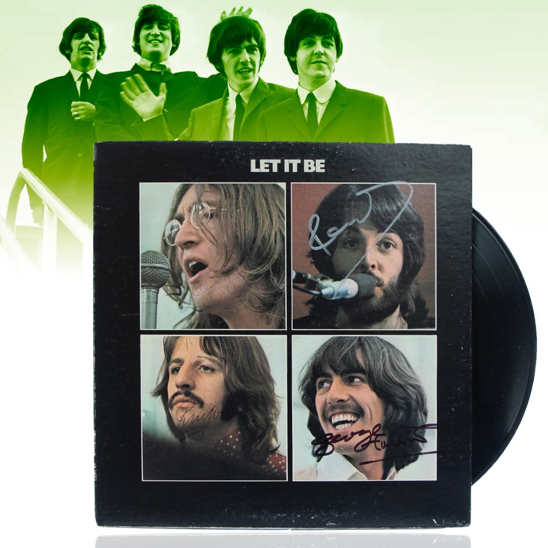 The Beatles Autographed "Let It Be" Album - A Quintessential Piece of Rock History (1 of 9)
