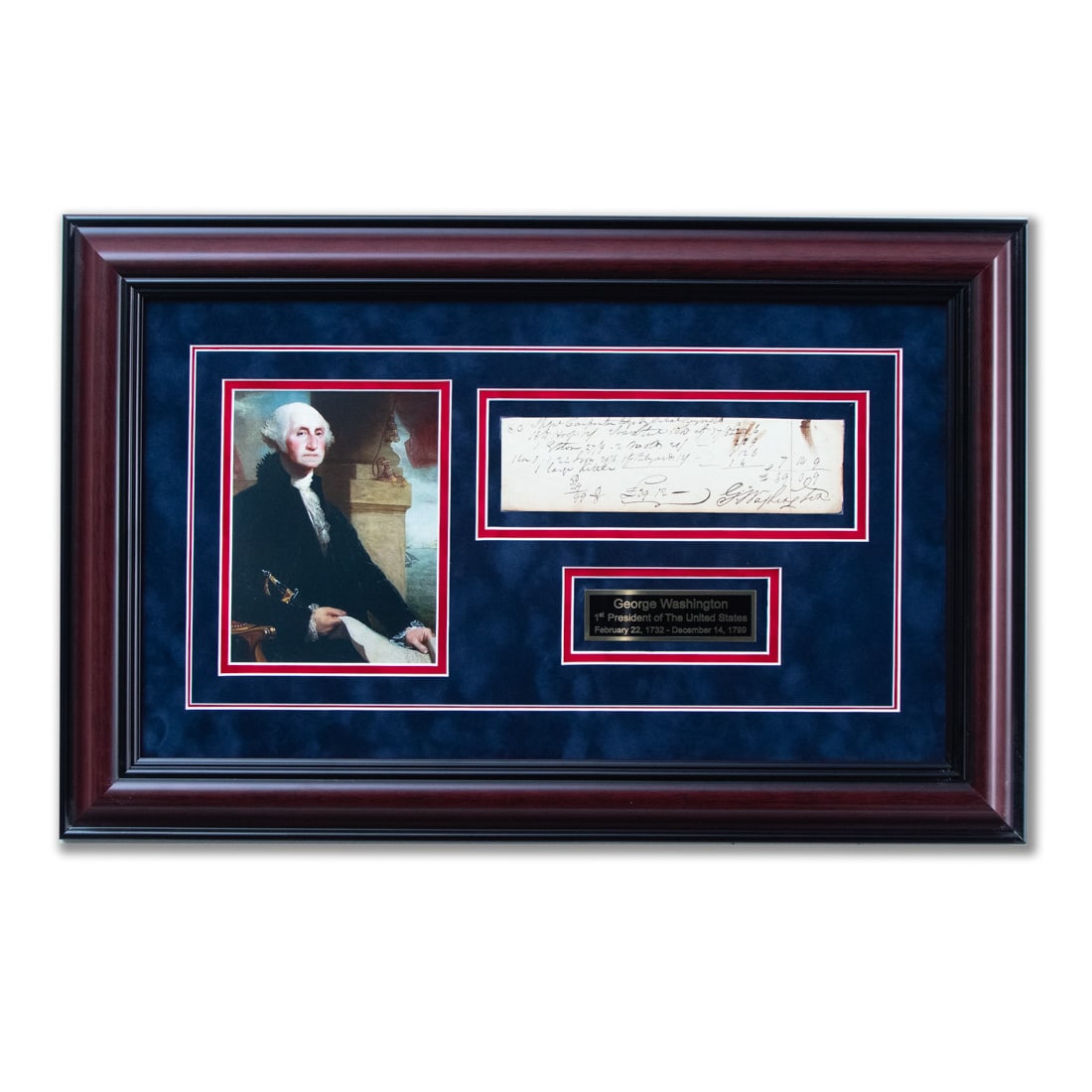 An Exquisite George Washington Signed Partial Document (1 of 3)