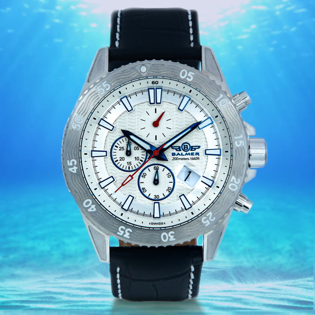 Balmer Barracuda Swiss Chronograph Men's Watch (1 of 5)