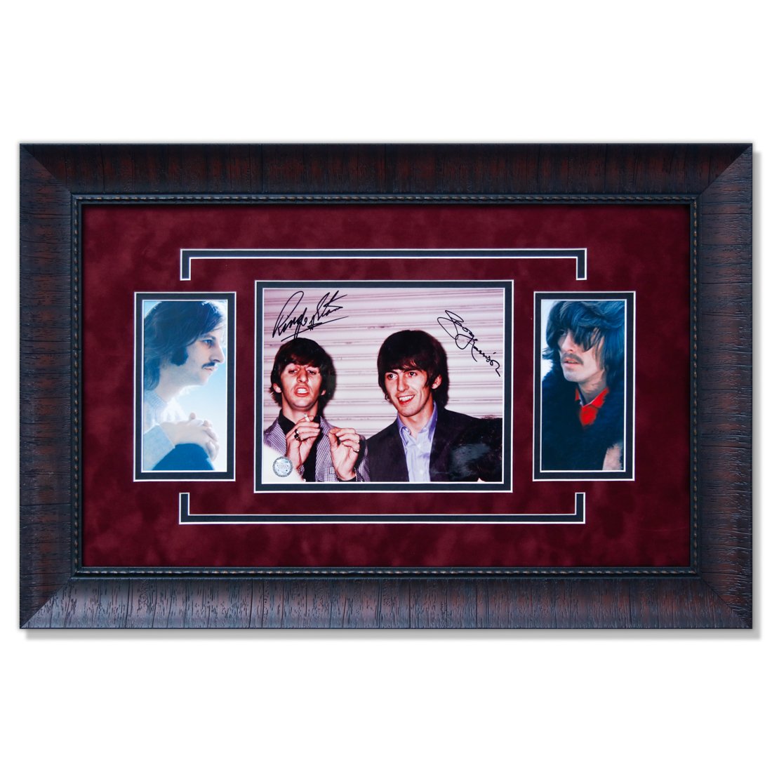 Very Rare George Harrison and Ringo Starr Dual-Signed 8 x 10 Photograph (1 of 4)