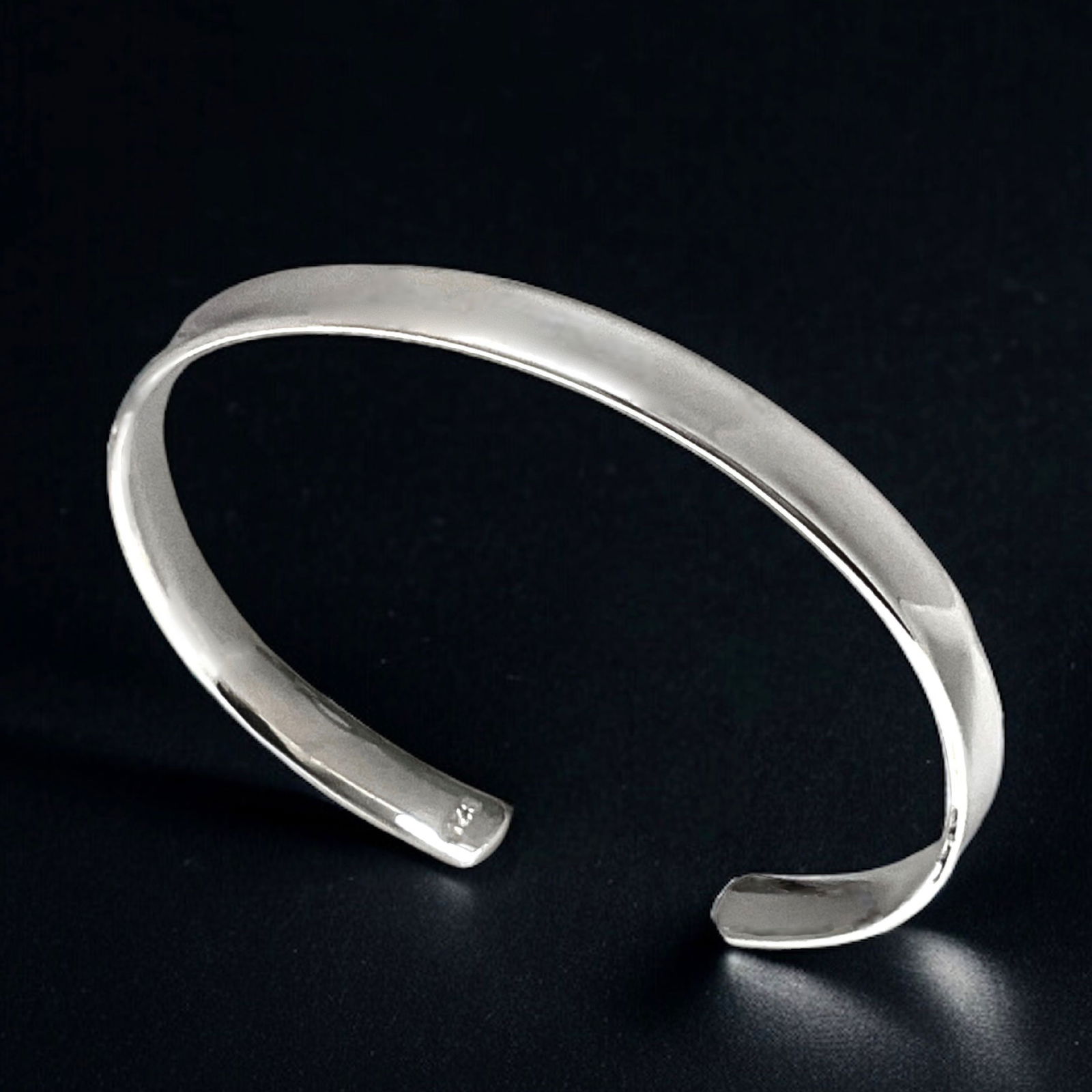 Timeless Sterling Silver Cuff Bangle Bracelet (1 of 1)