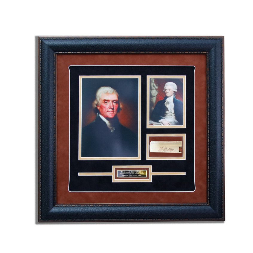 Exquisite Thomas Jefferson Signature with Partial Red Wax Seal (1 of 3)