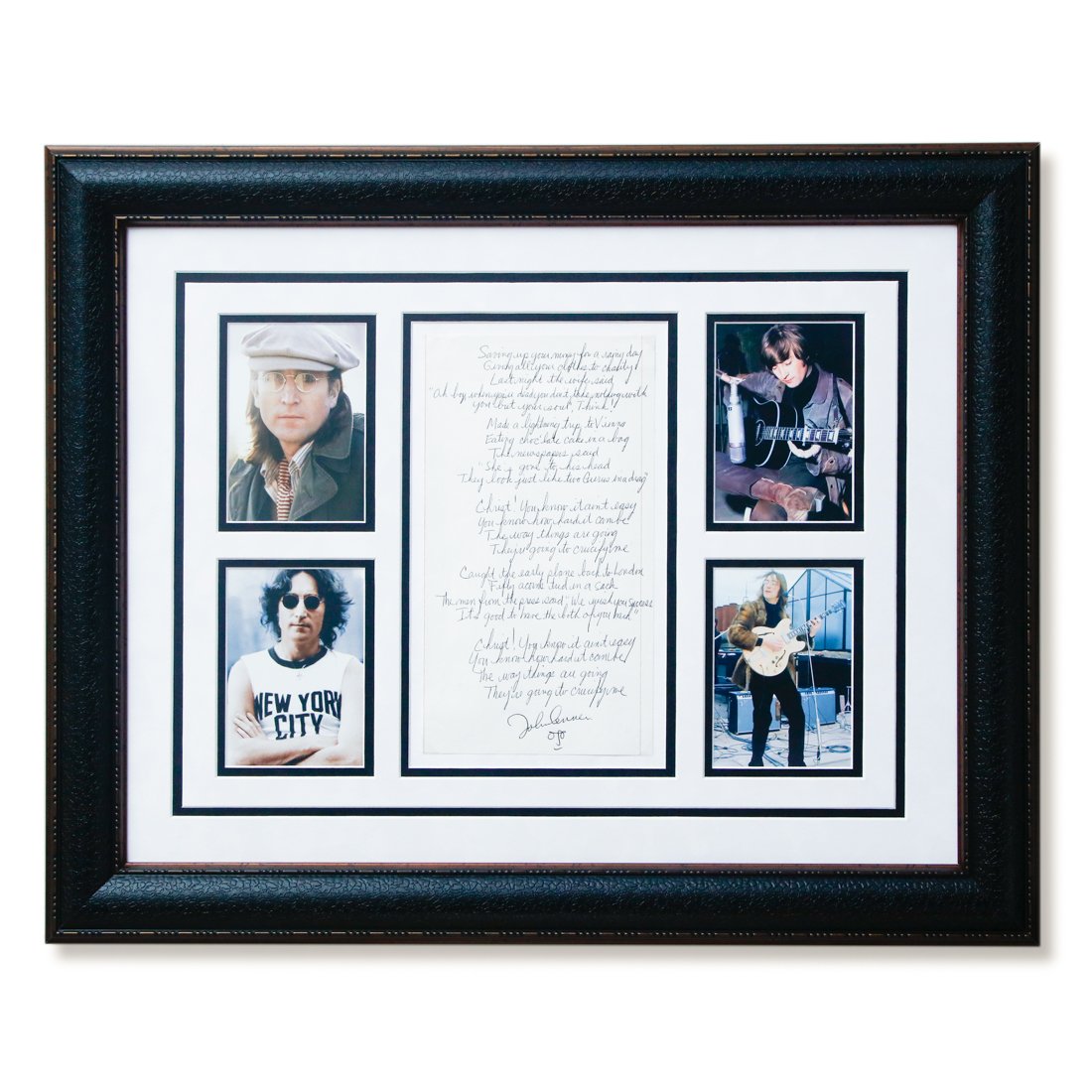 John Lennon Handwritten and Signed "The Ballad of John and Yoko" Lyrics (1 of 3)