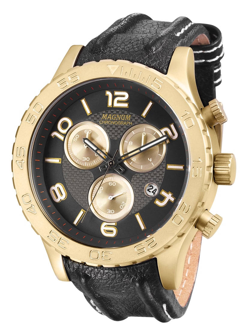Magnum Captain: Bold Chronograph with Golden FInishing (1 of 1)