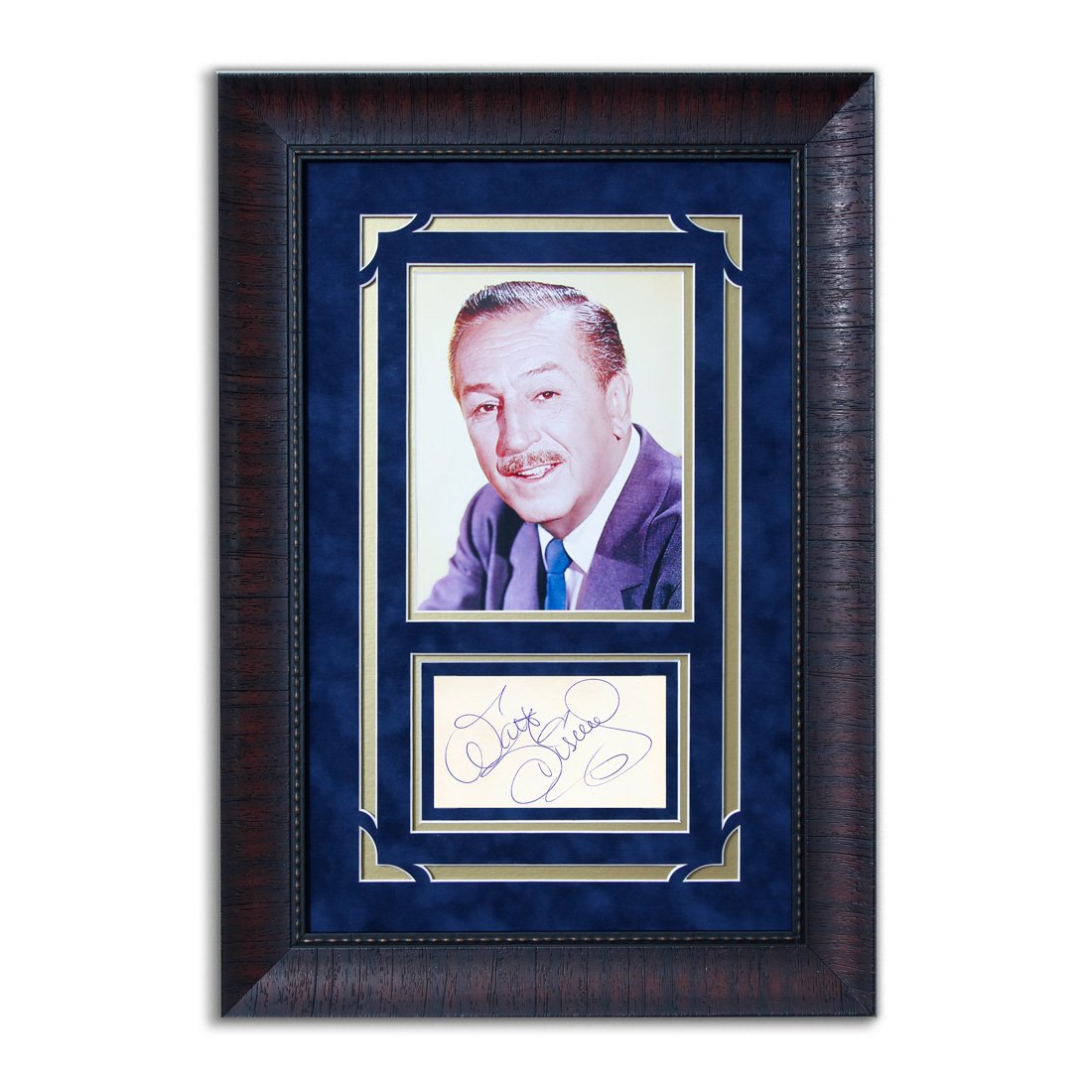 Walt Disney Autograph – A Treasure of Animation History Elegantly Framed. (1 of 3)