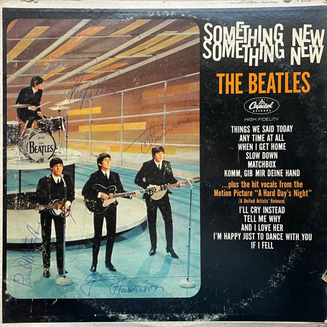 The Beatles Autographed 'Something New' Album – The Apex of Beatlemania (1 of 1)